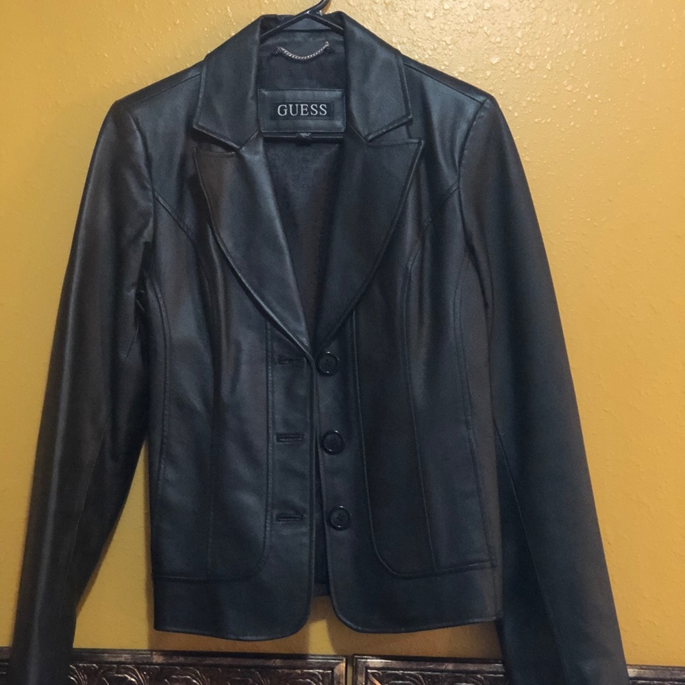 Women’s Guess Leather Jacket